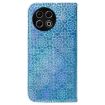 Tecno Spark 30 Pro Blue Magnetic Buckle Leather Phone Case - 3