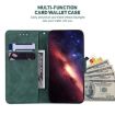 Infinix Hot 50 Pro+ 4G Green Geometric Embossed Leather Case - 5