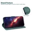 Infinix Hot 50 Pro+ 4G Green Geometric Embossed Leather Case - 6