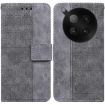Infinix Zero 40 Geometric Embossed Leather Phone Case Grey 4G/5G - 1