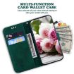 Infinix Hot 50 Pro 4G Green Butterfly Rose Embossed Leather Case - 5