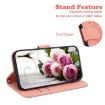 Infinix Hot 50 Pro+ 4G Pink Butterfly Rose Embossed Leather Case - 6