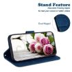 Infinix Note 50 Pro+ Blue Butterfly Rose Embossed Leather Phone Case - 6