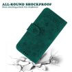 Infinix Zero 40 4G/5G Green Butterfly Rose Embossed Leather Case - 7