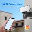 ESCAM QF615 3MP Waterproof WiFi IP Camera & Floodlight, Night Vision, PIR Detection - 4