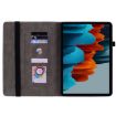 Samsung Galaxy Tab S9+ Pink Butterfly Rose Embossed Leather Case - 3