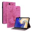 Samsung Galaxy Tab S4 10.5 SM-T830 Butterfly Rose Leather Case, Rose Red - 1