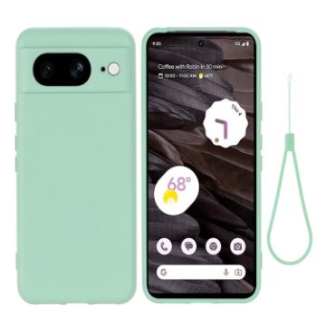 Google Pixel 8 Green Liquid Silicone Shockproof Phone Case - 1