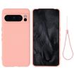 Google Pixel 8 Pro Pink Liquid Silicone Shockproof Phone Case - 1