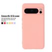 Google Pixel 8 Pro Pink Liquid Silicone Shockproof Phone Case - 3