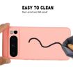 Google Pixel 8 Pro Pink Liquid Silicone Shockproof Phone Case - 5