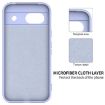 Google Pixel 8a Purple Liquid Silicone Shockproof Phone Case - 7