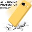Google Pixel 8a Yellow Liquid Silicone Shockproof Phone Case - 3