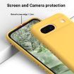 Google Pixel 8a Yellow Liquid Silicone Shockproof Phone Case - 5