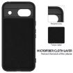 Google Pixel 8a Black Liquid Silicone Shockproof Phone Case - 7