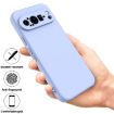 Google Pixel 9 Pro Purple Liquid Silicone Shockproof Phone Case - 2