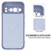 Google Pixel 9 Pro Purple Liquid Silicone Shockproof Phone Case - 5