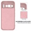 Google Pixel 9 Pro Pink Liquid Silicone Shockproof Phone Case - 5