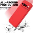 Google Pixel 9 Pro Red Liquid Silicone Shockproof Phone Case - 4