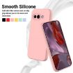 Google Pixel 9a Pink Liquid Silicone Shockproof Phone Case - 3