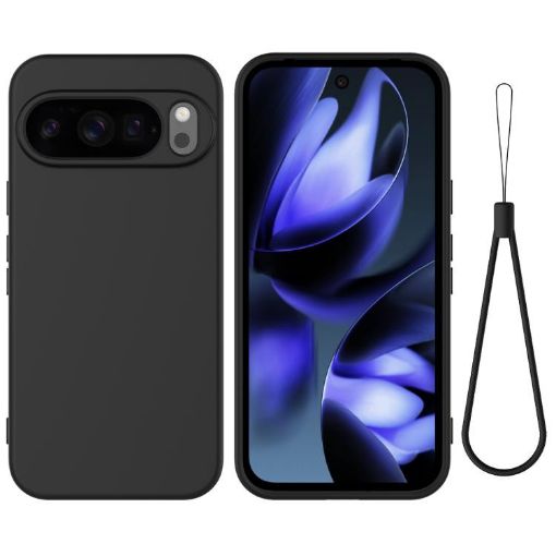 Google Pixel 10 Pro XL Black Silicone Shockproof Phone Case - 1