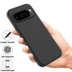 Google Pixel 10 Pro XL Black Silicone Shockproof Phone Case - 2