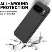 Google Pixel 10 Pro XL Black Silicone Shockproof Phone Case - 5