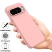 Google Pixel 10 Pink Silicone Shockproof Phone Case - Pure Color - 2
