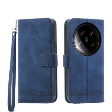 Xiaomi 14 Ultra Dierfeng Blue TPU + PU Leather Phone Case - 1