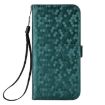 Xiaomi 14 Ultra Green Honeycomb Dot Texture Leather Phone Case - 3