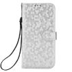 Xiaomi 14 Ultra Silver Leather Phone Case - Honeycomb Dot Texture - 3