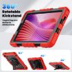 Lenovo Tab K9/One Red Silicone Hybrid PC Case with Shoulder Strap - 6