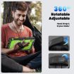 Lenovo Tab K9/One Silicone Hybrid Case with Strap - Yellow Green - 7