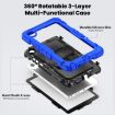 Lenovo Tab K9/One Silicone Hybrid Tablet Case with Strap - Blue - 3