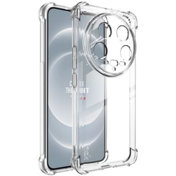 Xiaomi 14 Ultra 5G imak Shockproof Airbag TPU Case - Transparent - 1