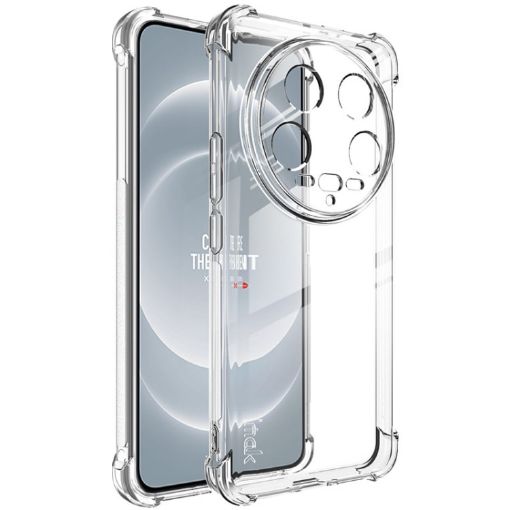 Xiaomi 14 Ultra 5G imak Shockproof Airbag TPU Case - Transparent - 1