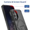 Samsung Galaxy A35 Armor MagSafe Holder Hybrid TPU Case - Black - 5