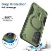 Samsung Galaxy A54 5G Armor MagSafe Holder Case Army Green TPU Hybrid - 3