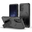 Samsung Galaxy A54 5G Armor MagSafe Holder Hybrid Phone Case Black - 1