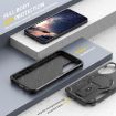 Samsung Galaxy A25 5G Armor MagSafe Holder Hybrid Phone Case Black - 6
