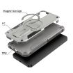Samsung Galaxy A16 4G/5G Grey Armor MagSafe Holder Hybrid Case - 4