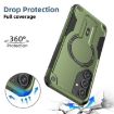 Samsung Galaxy A16 Armor MagSafe Holder Hybrid Case Army Green - 3