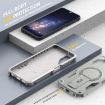 Samsung Galaxy A05s Grey Armor MagSafe Holder Hybrid Phone Case - 5