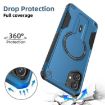 Samsung Galaxy A06 Armor MagSafe Holder Hybrid Case Dark Blue 4G/5G - 3