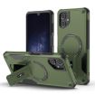 Samsung Galaxy A06 Armor MagSafe Holder Hybrid Case Army Green 4G/5G - 1
