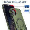 Samsung Galaxy A06 Armor MagSafe Holder Hybrid Case Army Green 4G/5G - 4