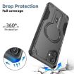 Samsung Galaxy A06 4G/5G Armor MagSafe Holder Hybrid Case Black - 3