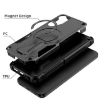 Samsung Galaxy A14 4G/5G Armor MagSafe Holder Hybrid Case Black - 2