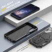 Samsung Galaxy A14 4G/5G Armor MagSafe Holder Hybrid Case Black - 5