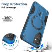 Samsung Galaxy A15 Armor MagSafe Holder Hybrid Case Dark Blue 4G/5G - 3